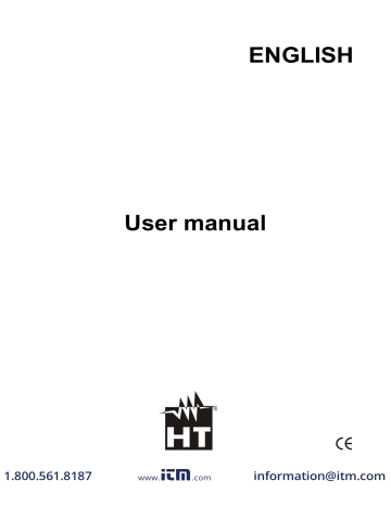 HT Instruments HT4020 User Manual | Manualzz
