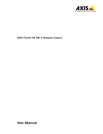 Axis 0953-001 User Manual | Manualzz Axis 0953-001 User Manual | Manualzz