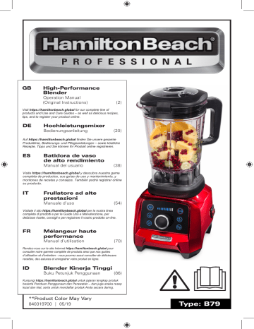 Hamilton Beach 58928-CE Benutzerhandbuch | Manualzz