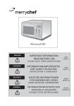 Microcook MD1800 Instructions Manual