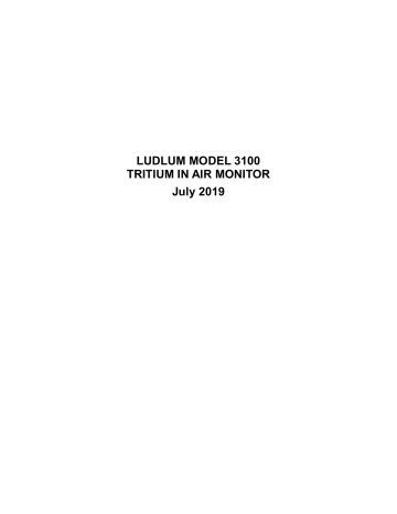 Ludlum Measurements 3100 Manual | Manualzz Ludlum Measurements 3100 Manual | Manualzz