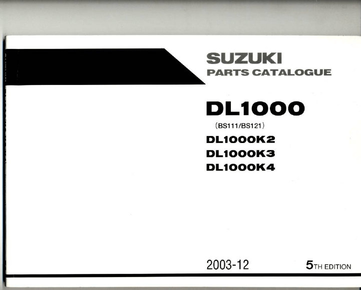 On Line Dl1000 Parts Catalog Manualzz