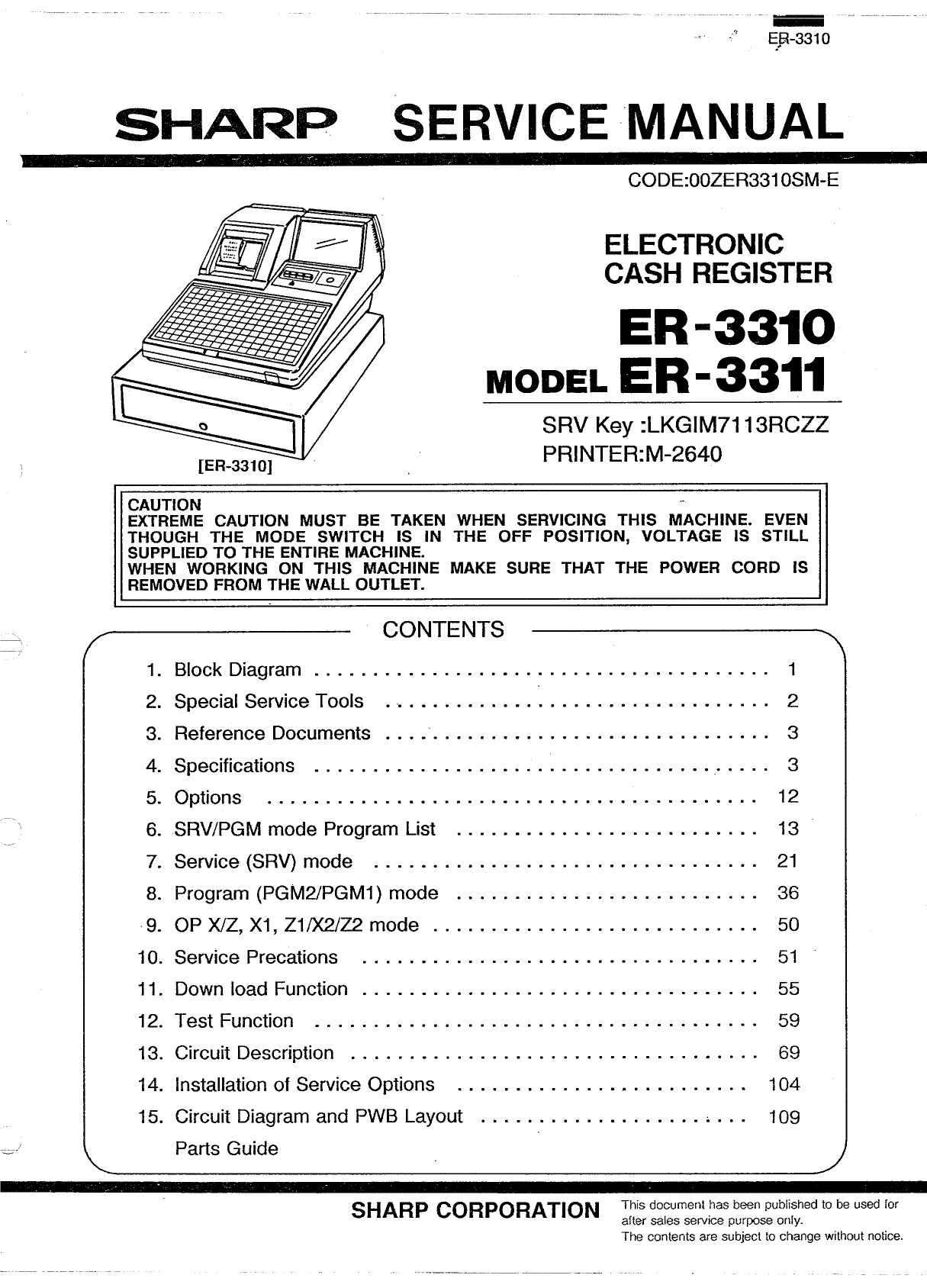 Er3310 3311 Service Manual Great Lakes Business Equipment Manualzz
