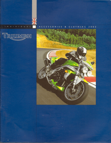 triumph accessories catalog