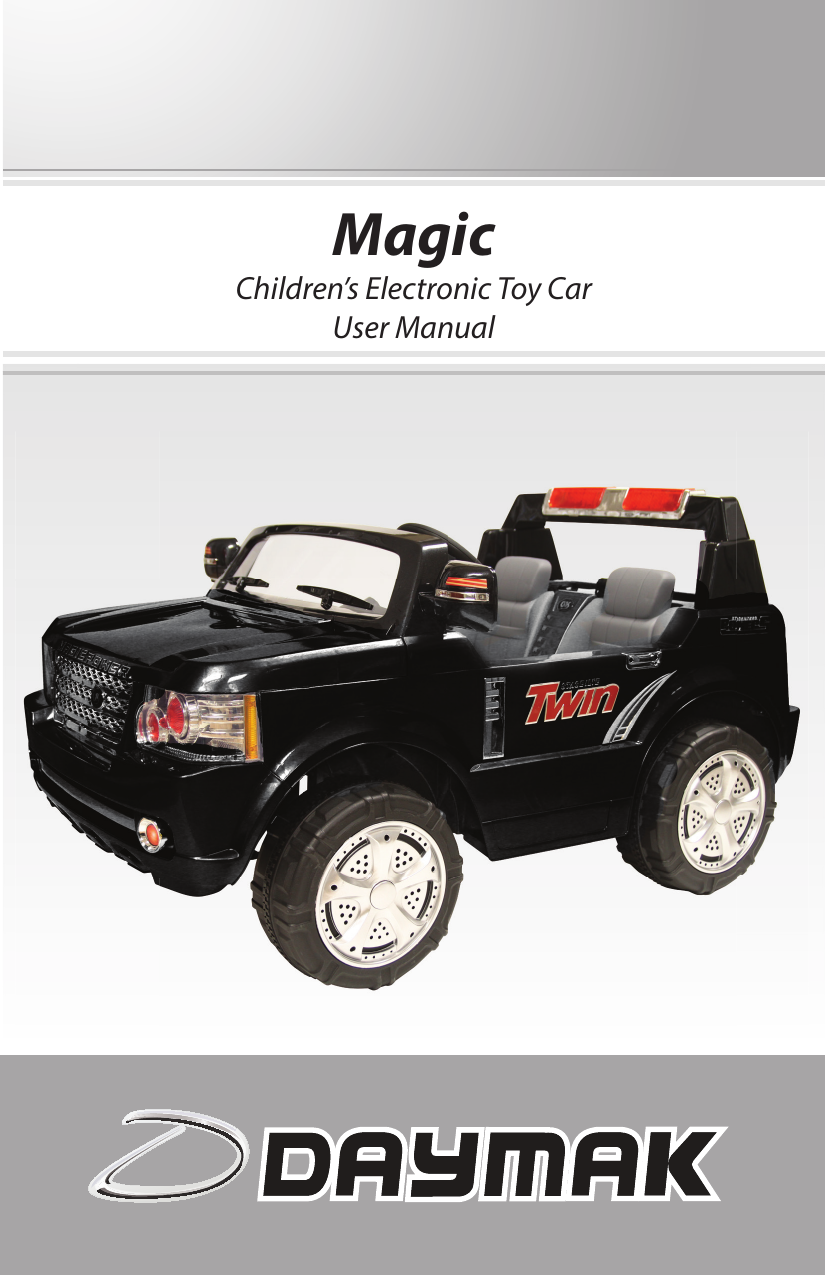 Children`s Electronic Toy Car User Manual Manualzz