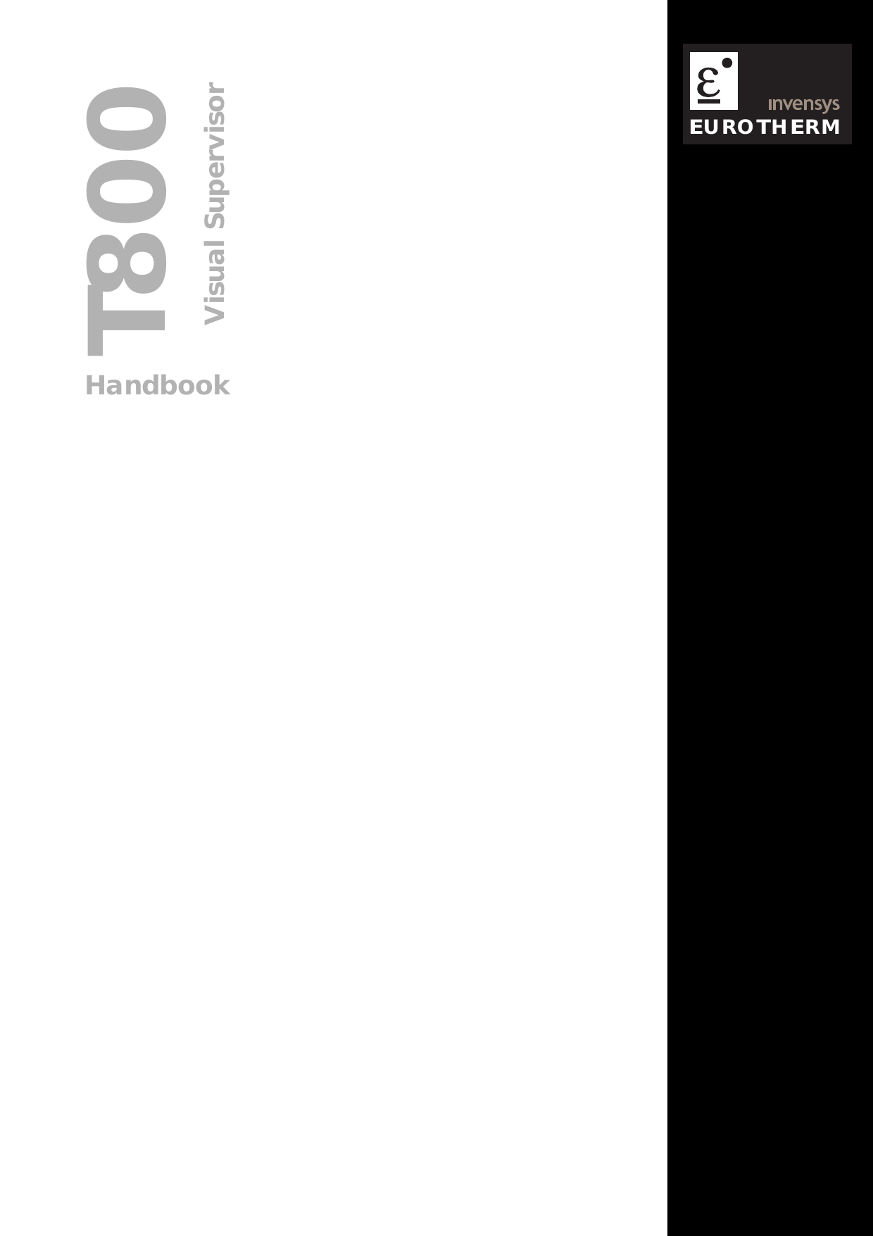 T800 Visual Supervisor Handbook Issue 8 E Manualzz
