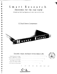 Smart Research Stereo Compressor C2 Dual User Manual