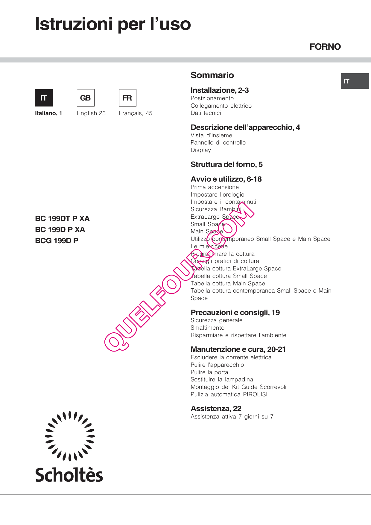 44 scholtes bc 199 dtp xa four notice | Manualzz