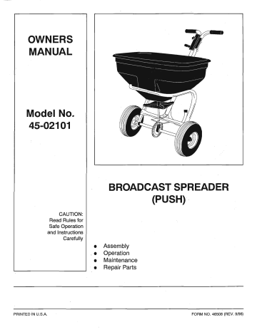 Agri-Fab 45-02101 manual | Manualzz