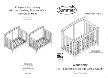 Summer infant sales crib manual