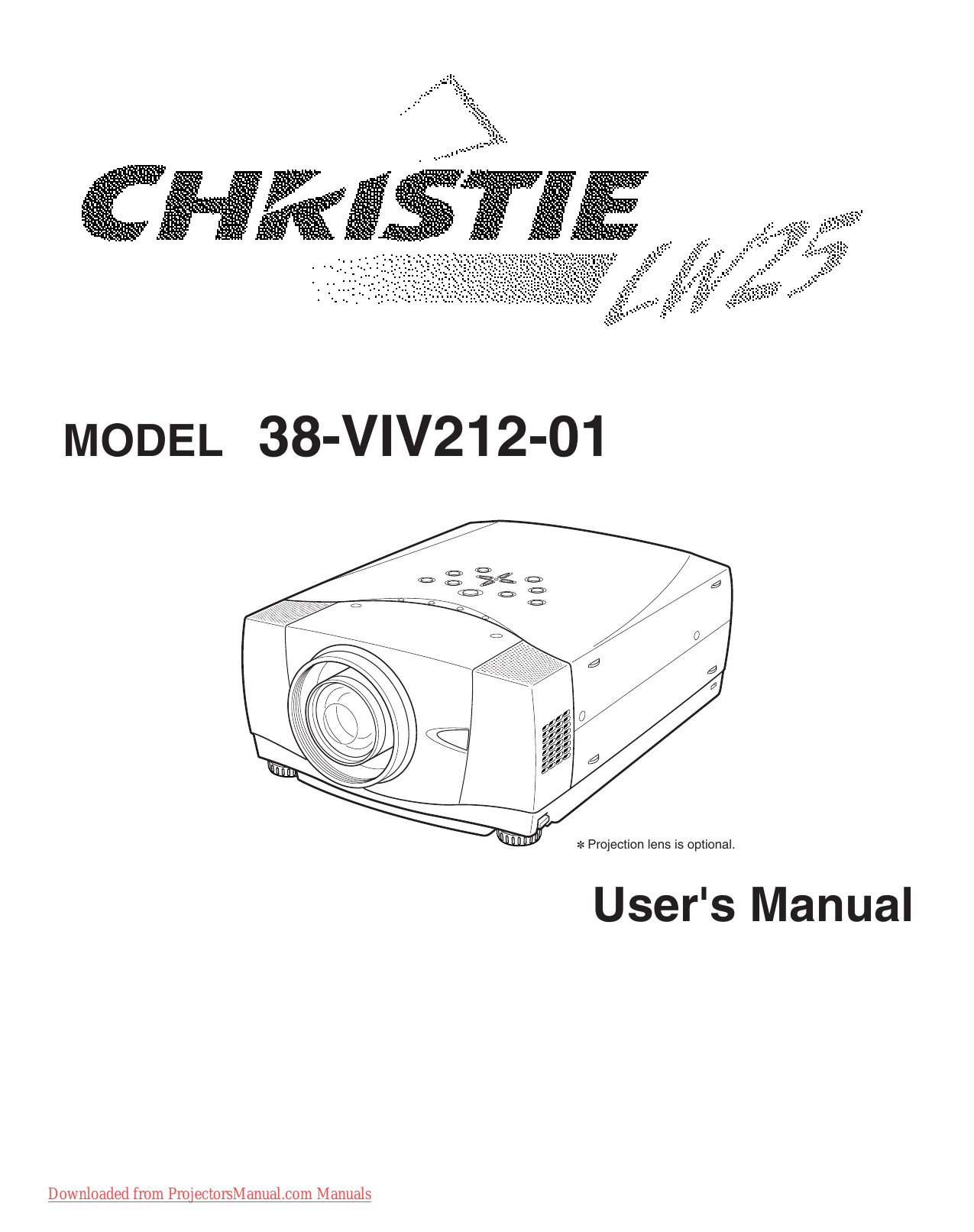 Christie LW25 Projector User Guide | Manualzz