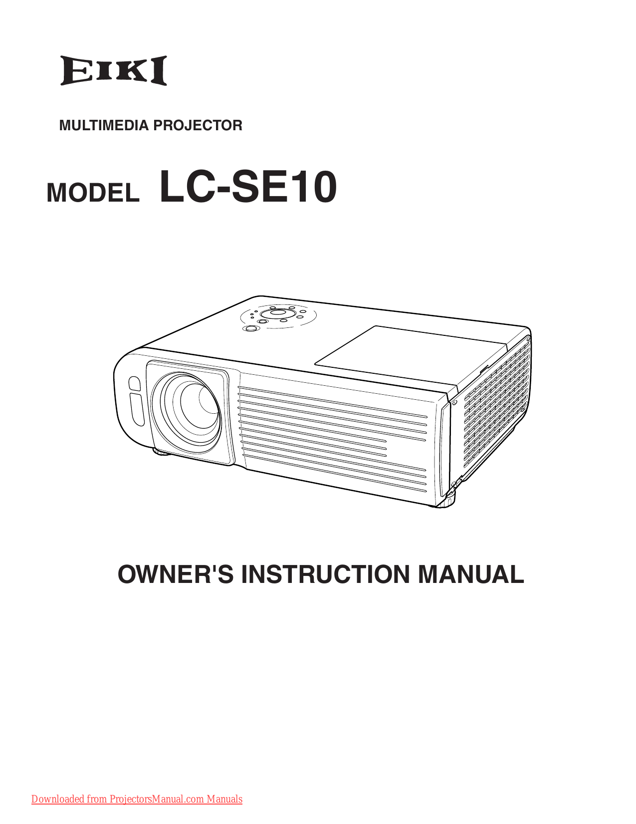 Projector user manual. Как включить изображение на проекторе EIKI
