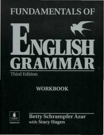 Azar Fundamentals Of English Grammar Manualzz