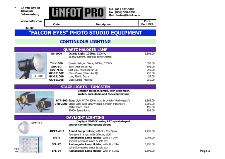 F Eyes Catalog July09 Linfot Pro Photographic Studio Equipment Manualzz F Eyes Catalog July09 Linfot Pro Photographic Studio Equipment Manualzz