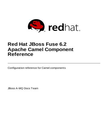 Red Hat Jboss Fuse 6 2 Apache Camel Component Reference Manualzz