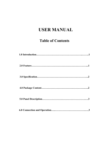 v User manual - V1.4 HDMI Bi-Direction 3X1 Switcher, 1 X 3 Splitter | Manualzz