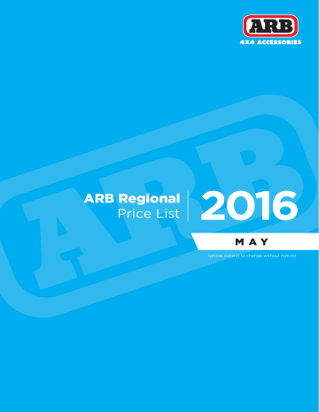 Arb Regional Price List Manualzz