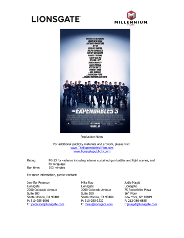 The expendables 2 script pdf full