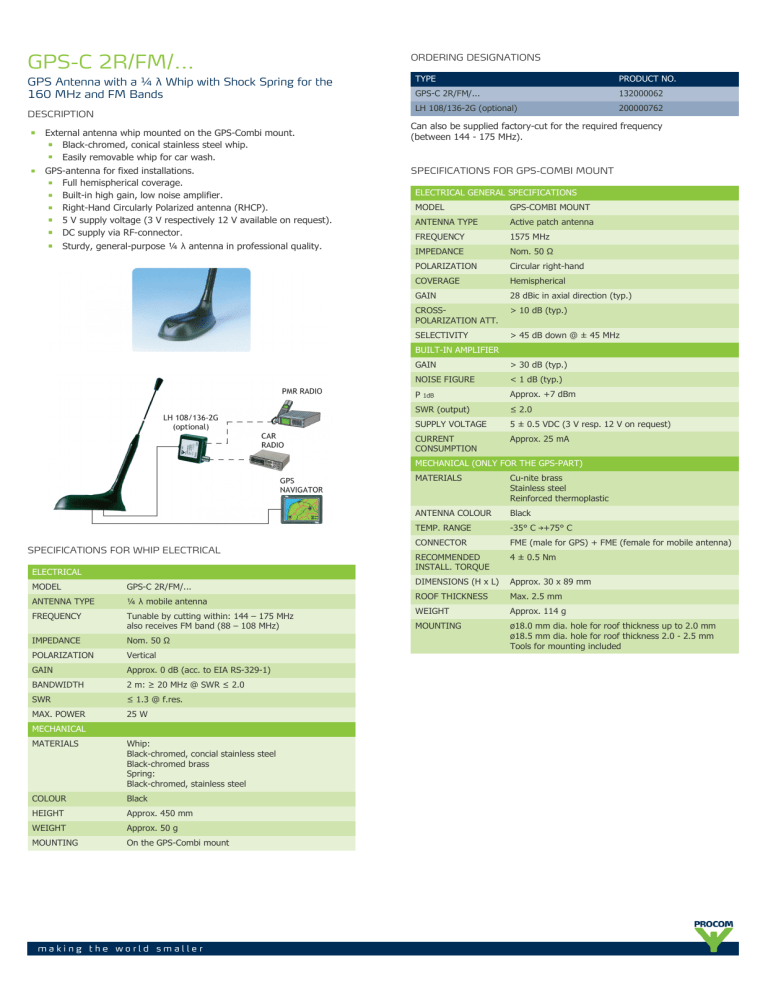 Gps C 2r Fm Manualzz