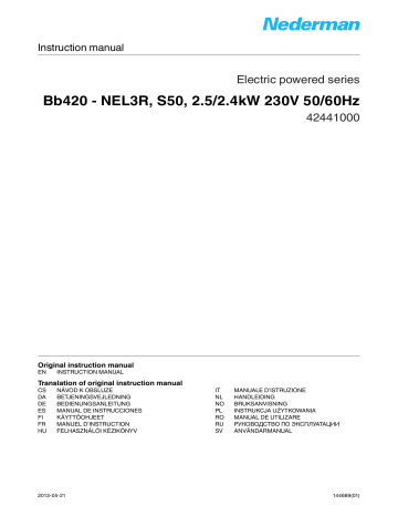 Bb420 Nel3r S50 2 5 2 4kw 230v 50 60hz Manualzz