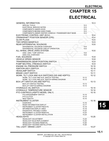 Electrical | Manualzz