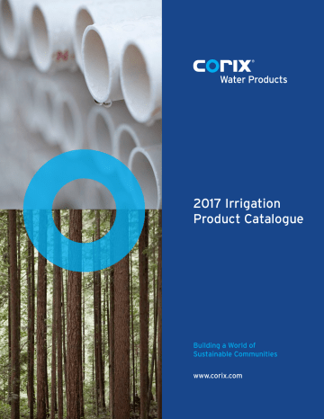 2017 Corix Water Products Irrigation Product Catalogue | Manualzz