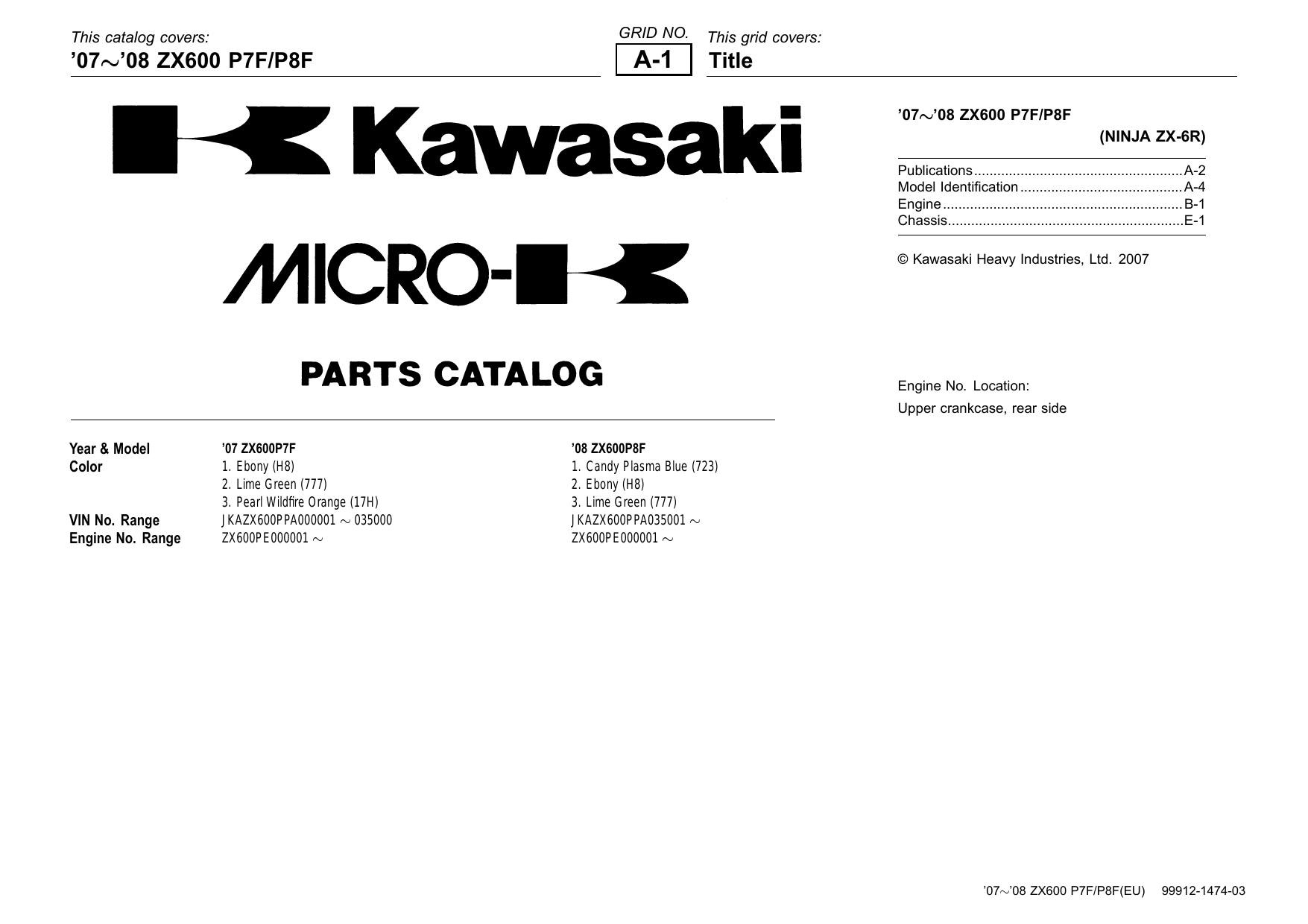 KAWASAKI TWO PACK CRANK PIN BUSHING BROWN 92139-0167 ZX600 NINJA ZX-6R 2007 2008