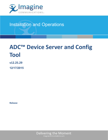 ADC™ Device Server and Config Tool | Manualzz