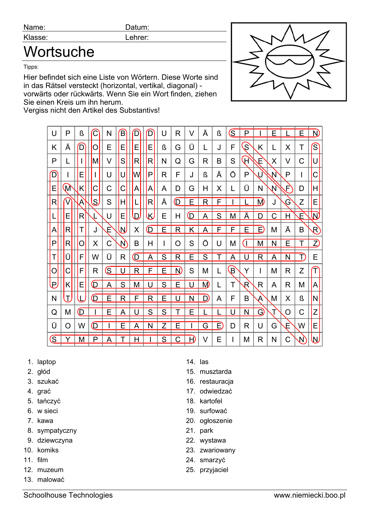 Word Search Germaniak Eu Manualzz