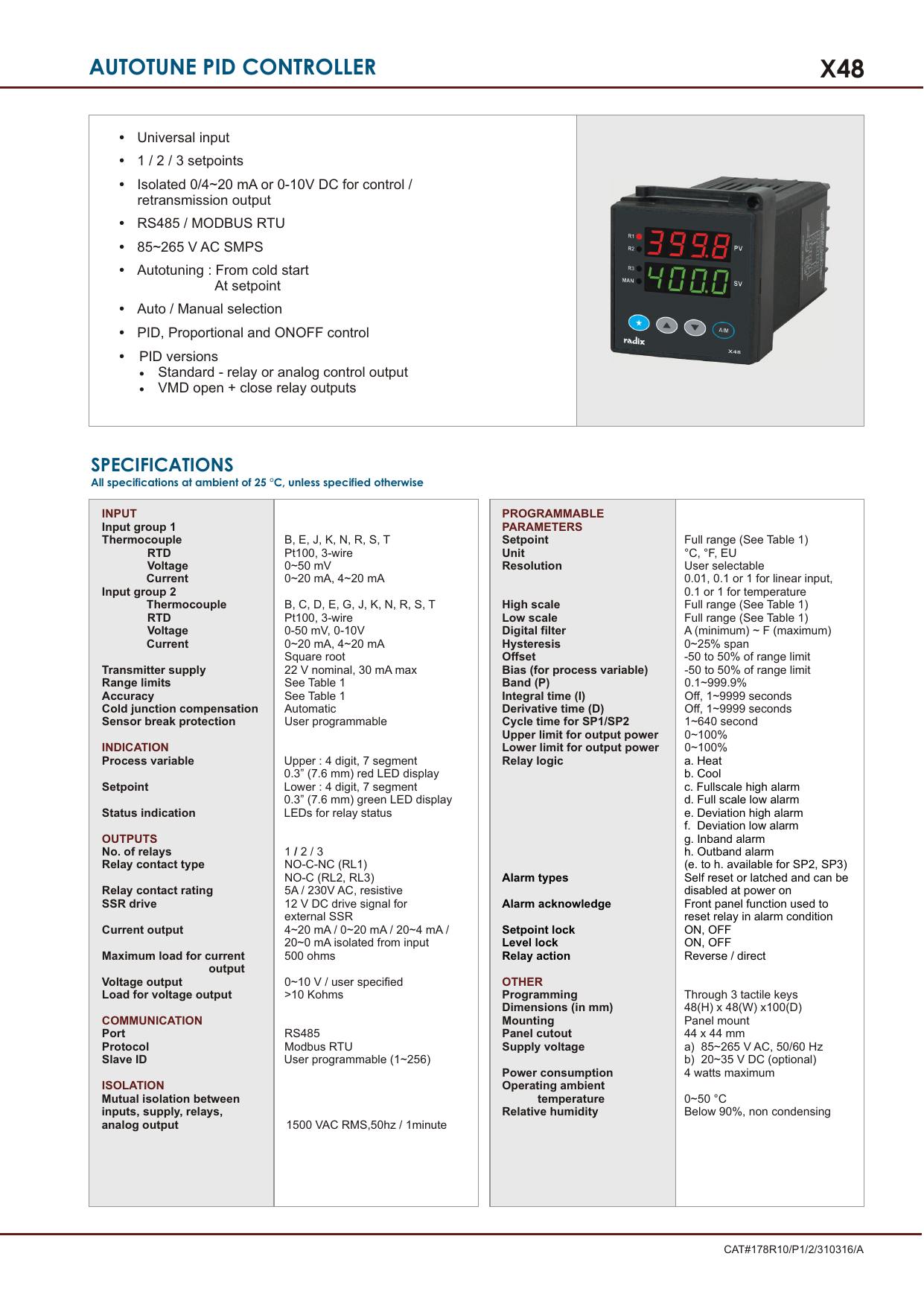 Autotune Pid Controller Radix Electrosystems Pvt Ltd Manualzz
