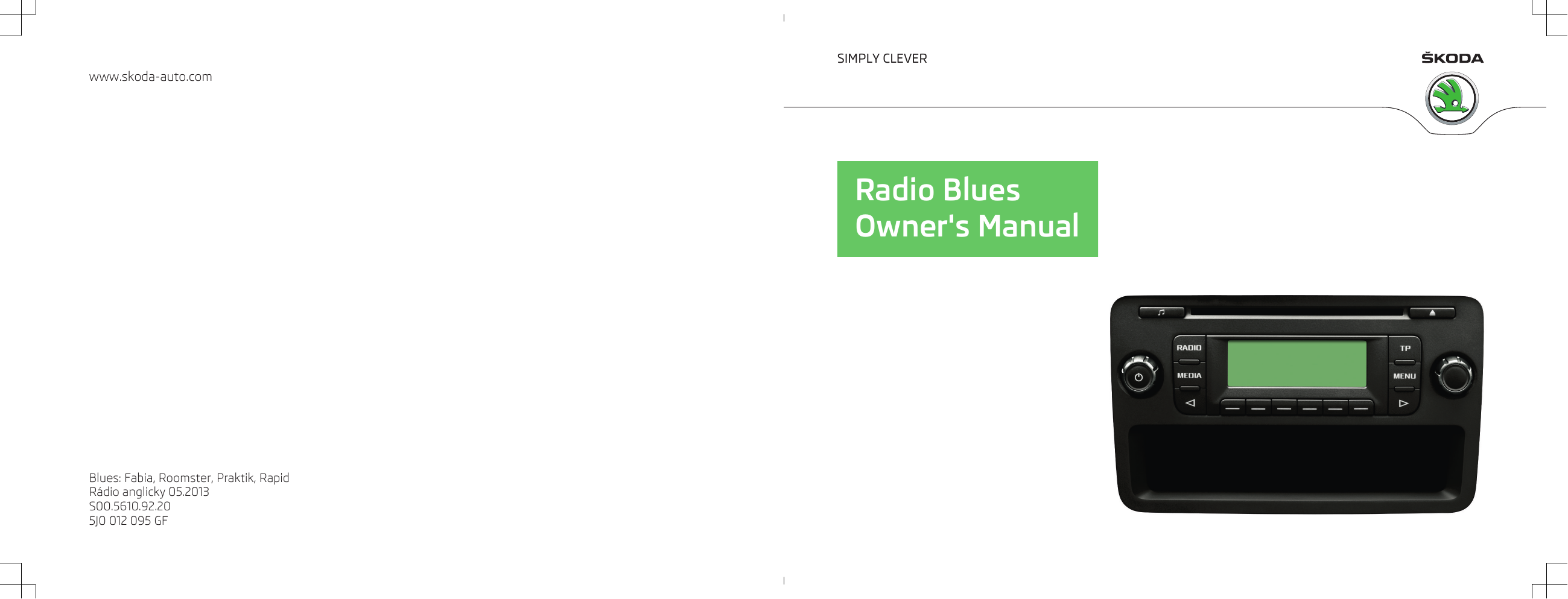 SKODA Radio Blues Owner's Manual | Manualzz