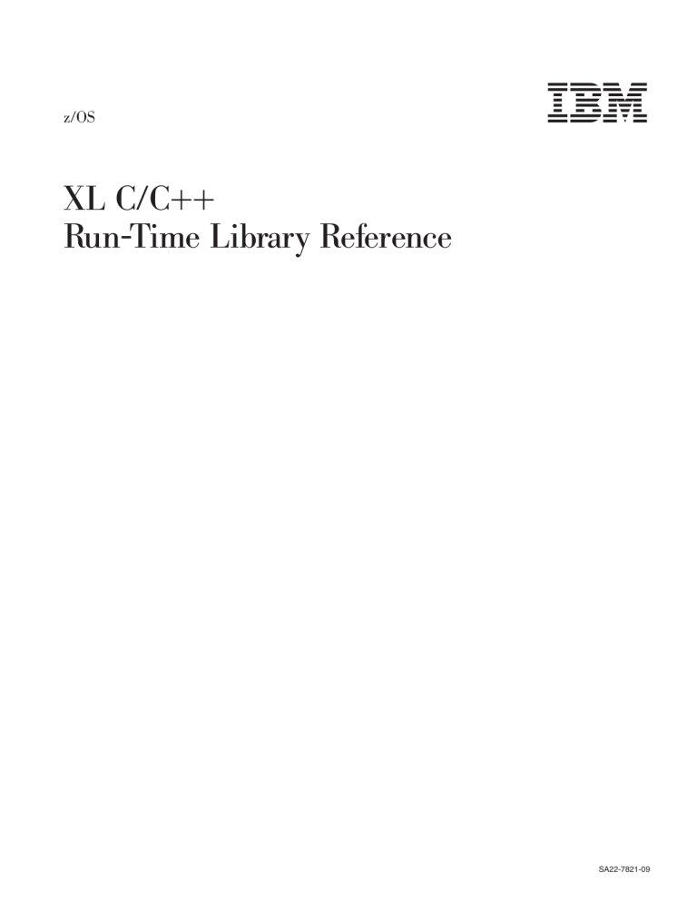 Z Os V1r9 0 Xl C C Run Time Library Reference Manualzz