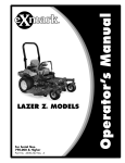 Exmark Lazer Z LZZ23KC486, LZZ23KA526, LZZ23KC526, LZZ27KC526, LZZ27KC606 Operator's Manual