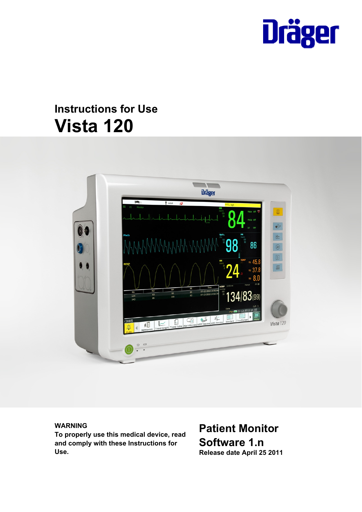 Vista 120. Монитор прикроватный Vista 120. Монитор пациента Drager Vista 120. Монитор пациента Vista 120 - модель a v3. Монитор пациента Vista 120 c принадлежностями.