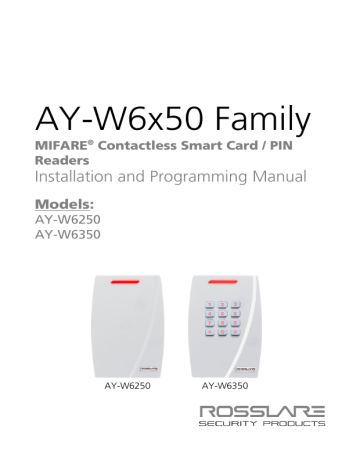 AY-W6x50 Family Installation and Programming Manual | Manualzz