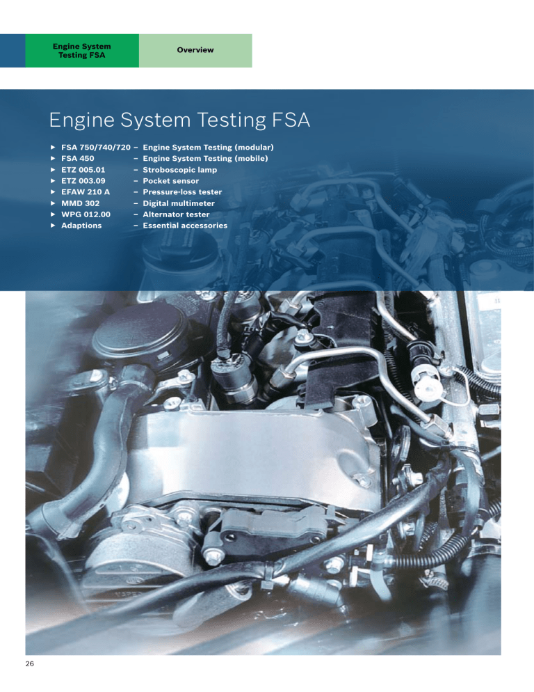 Engine System Testing Fsa Manualzz