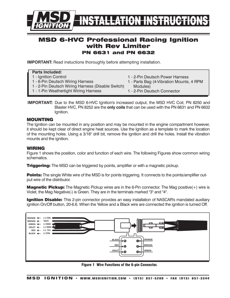 6631 Msd Ignition Wiring Diagrams - Wiring DDiagrams Home clue-copy - clue-copy.brixiaproart.it | Hvc 6600 Wiring Diagram Ignition | | Brixia PRO Art