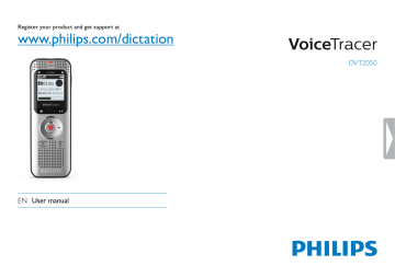 Philips VoiceTracer Audio Recorder User manual | Manualzz