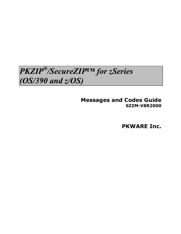 pkware securezip command line