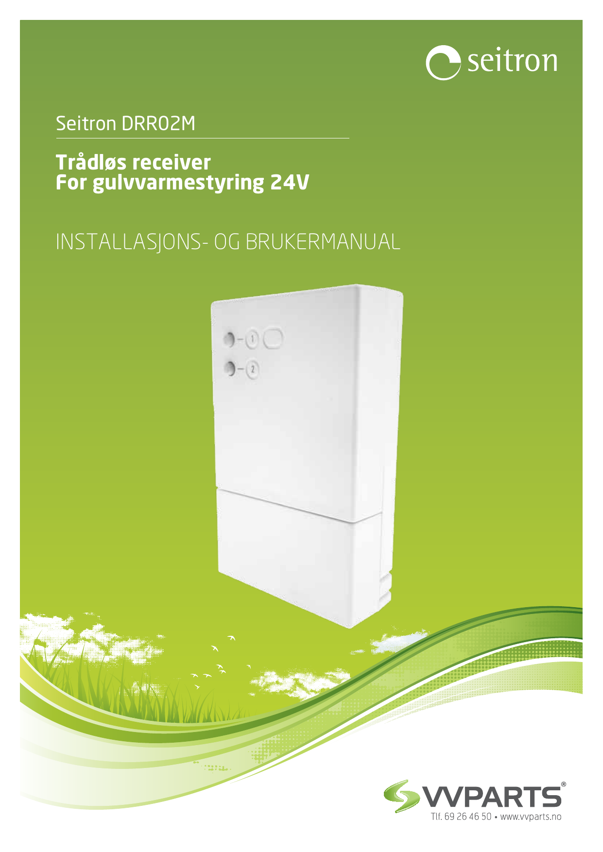Seitron ricevitore a 2 canali DRR02M