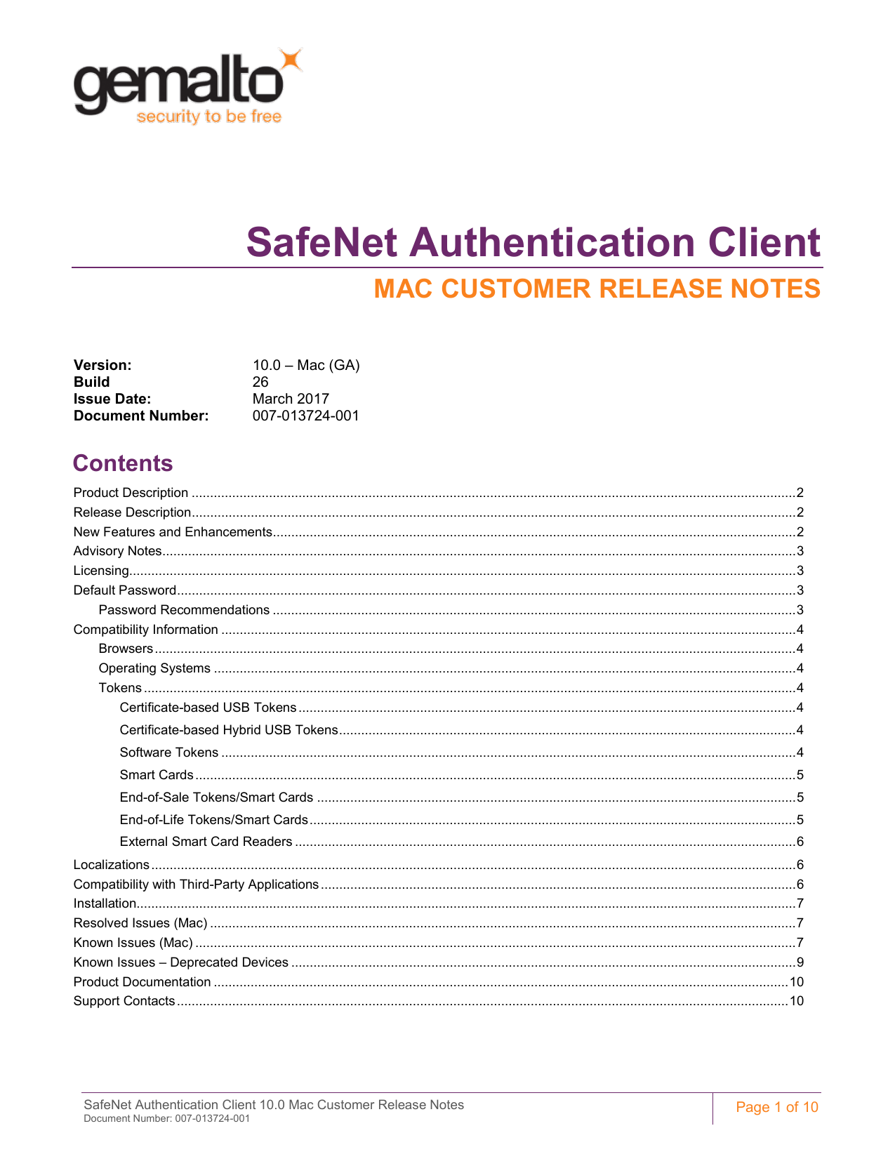 safenet authentication client | manualzz