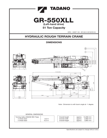 GR-550XLL | Manualzz