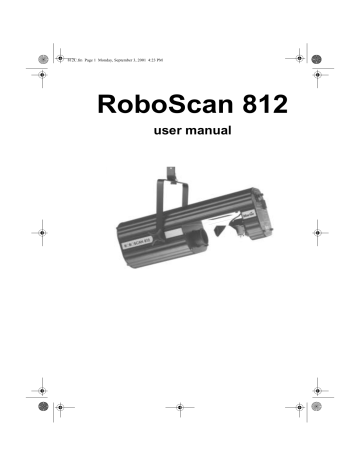 RoboScan 812 | Manualzz