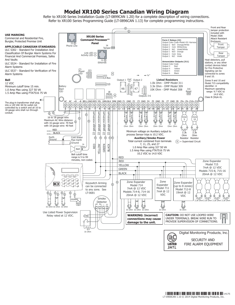 LT-0900CAN Add 2W-BLX.eps - dmp.com | Manualzz