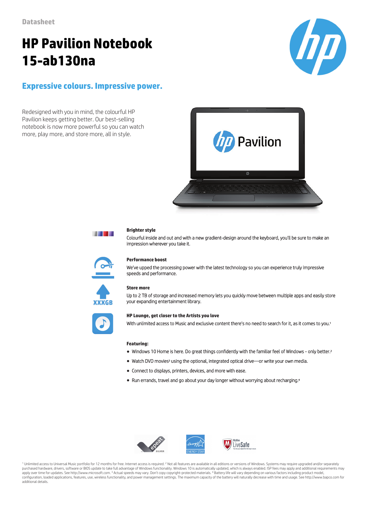 Hp Pavilion Notebook 15 Ab130na Manualzz