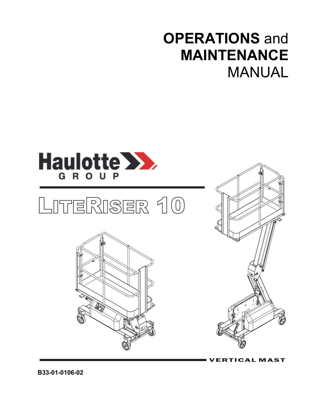 haulotte ha15ip service manual