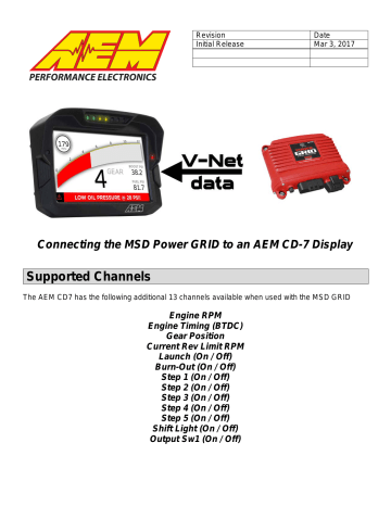 AEM MSD GRID Setup | Manualzz