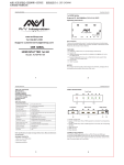AVI AVISP4K104 User manual
