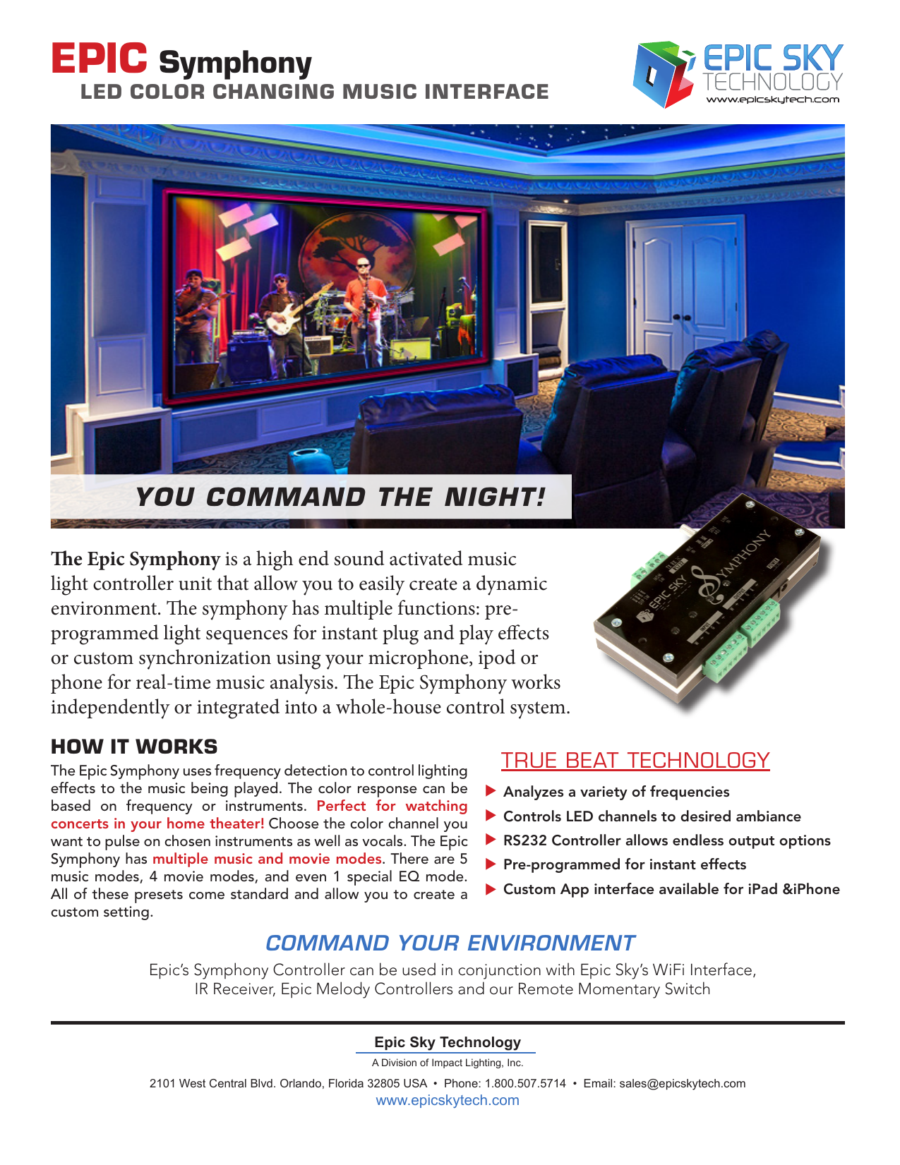 Epic Symphony Impact Lighting Inc Manualzz Epic Symphony Impact Lighting Inc Manualzz