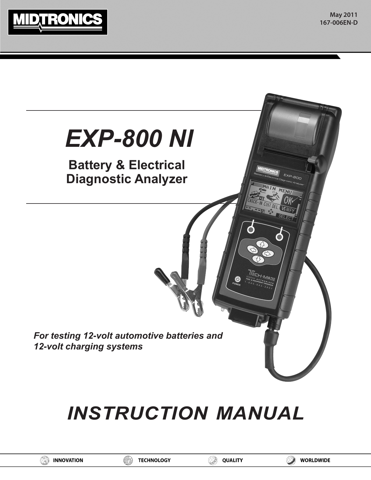 midtronics battery tester codes